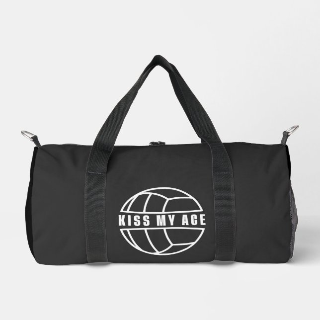 Kiss my Ace Duffle Bag (Front)