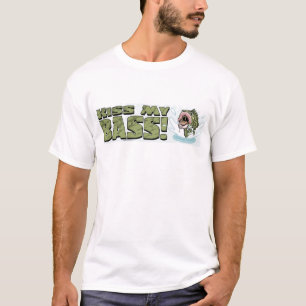 Kiss My Bass Big Mouth Fish Gear T-Shirt