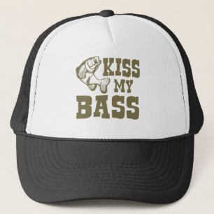 Kiss My Bass Trucker Hat