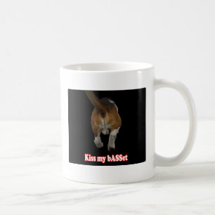 Kiss my bASSet Coffee Mug