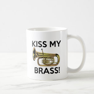 Kiss My Brass, Tuba Coffee Mug