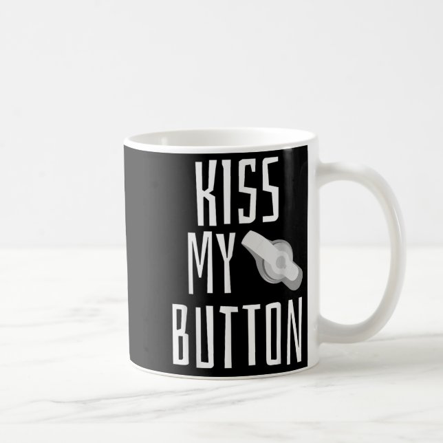 Kiss My Button Feeding Tube Awareness Tubie G-tube Coffee Mug (Right)