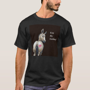 kiss my donkey t-shirt