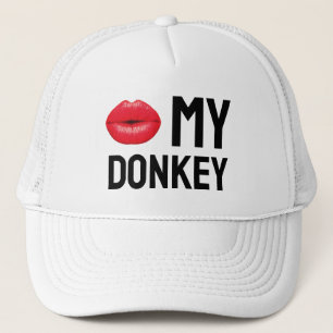 Kiss My Donkey Trucker Hat
