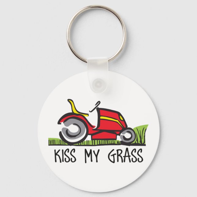 KISS MY GRASS KEY RING (Front)