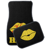 Kiss My Hemi Yellow Jacket Challenger Car Mat (Set)