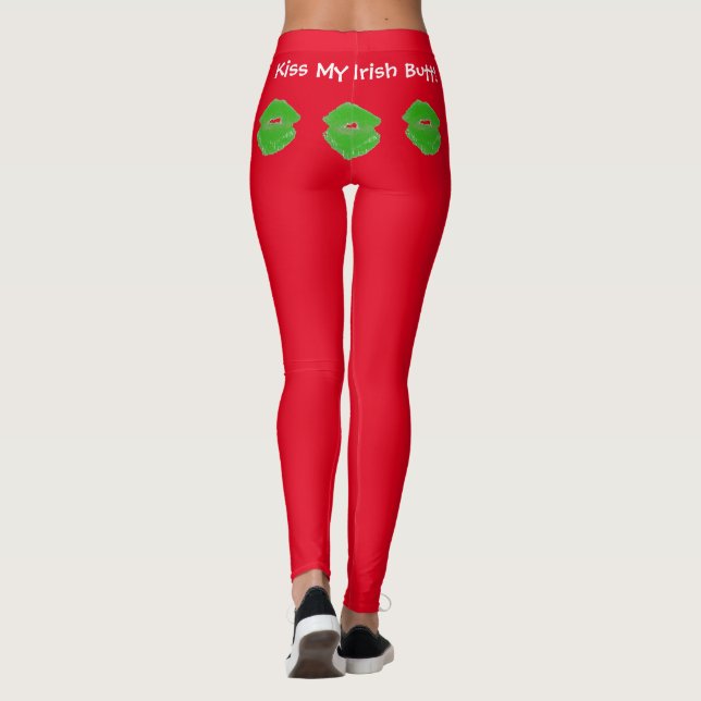 Kiss My Irish Butt! 4Maureen Leggings (Back)