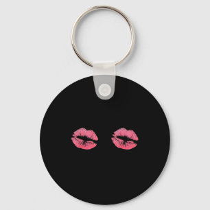 Kiss My Lips S Valentines Day Graphic  Key Ring