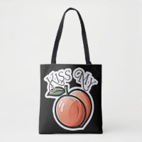 Kiss my Peach Peaches Funny Fruit