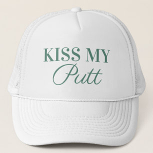 Kiss My Putt Funny Golf Hat