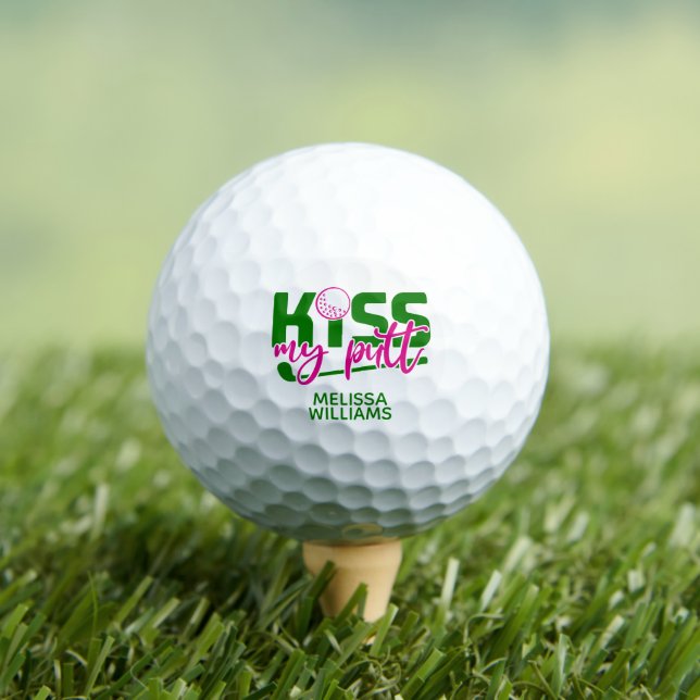 Kiss My Putt Golf Balls (Insitu Tee)