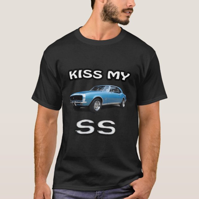 Kiss My Ss American Muscle Car T-Shirt (Front)