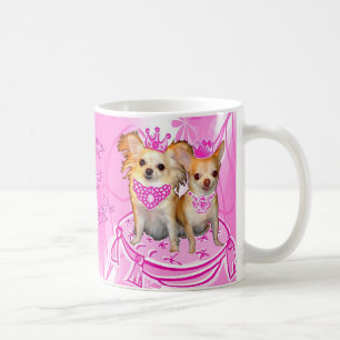 Kiss My Tiara 2 Chihuahua Princesses Mug
