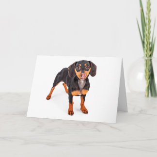 Kiss My Wiener Greeting Card