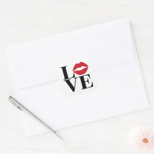Kiss of Love: Red Lips Edition Stickers