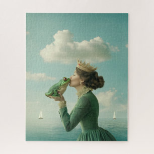 Kiss of the Frog Prince Jigsaw Puzzle