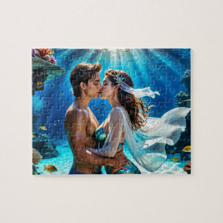 Kiss of the Undersea Lovers Jigsaw Puzzle