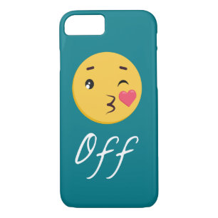 Kiss Off Emoji Funny Trendy Popular Cute iPhone 8/7 Case