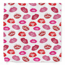 Kiss Pink And Red Mix Pattern