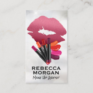Kiss Stain   Lipstick Colours Business Card