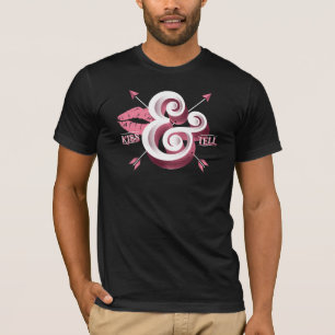 Kiss & Tell Black T-Shirt