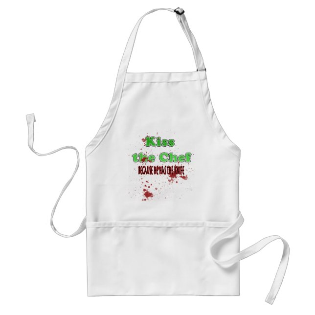 Kiss the Chef M Standard Apron (Front)