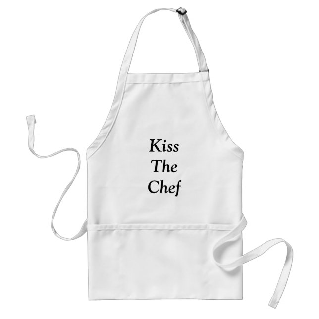 Kiss The Chef Standard Apron (Front)