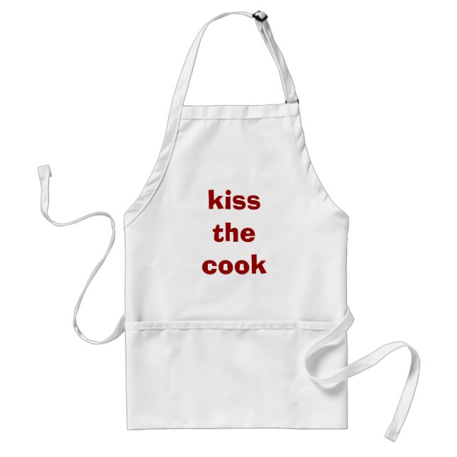 kiss the cook apron (Front)