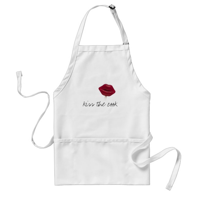 kiss the cook apron (Front)