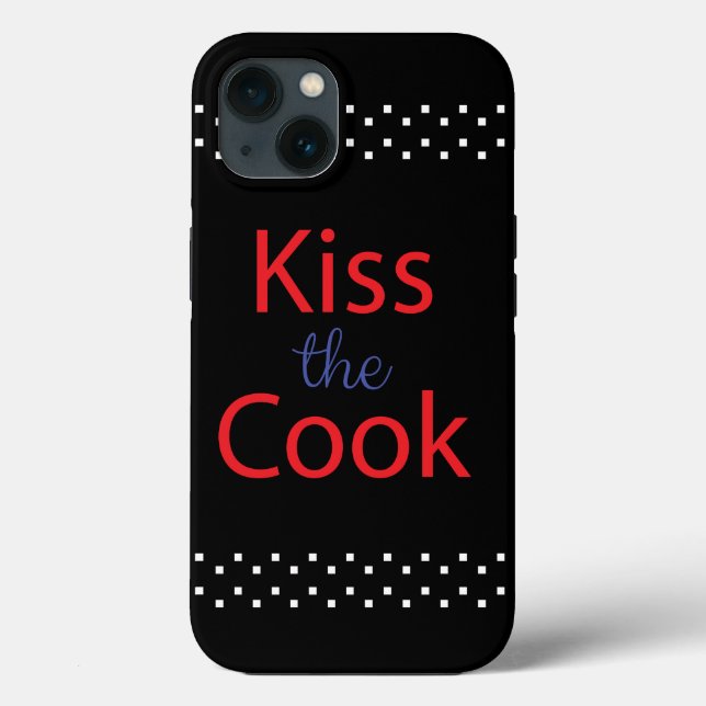 Kiss The Cook Case-Mate iPhone Case (Back)