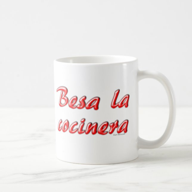 Kiss the Cook Coffee Mug (Right)