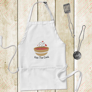 Kiss The Cook Cozy Kitchen Standard Apron