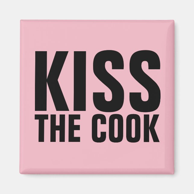 KISS THE COOK FRIDGE MAGNETS (Front)