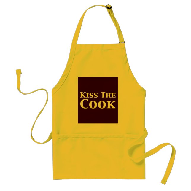 Kiss The Cook Gifts Standard Apron (Front)