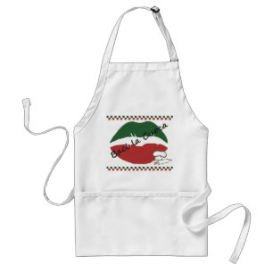 Kiss the Cook Italian Women's Chef Apron