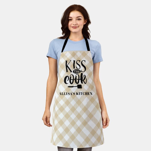 Kiss The Cook Kitchen Apron (Worn)