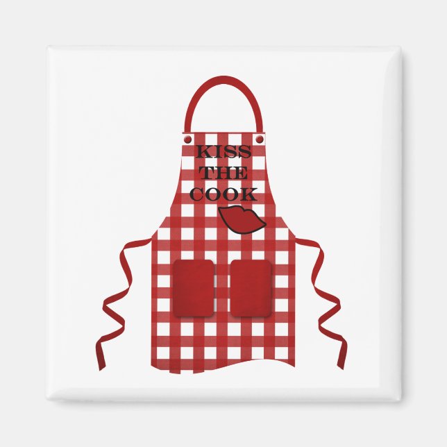 Kiss The Cook Magnet (Front)