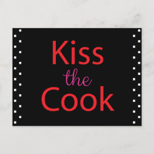 Kiss The Cook Postcard