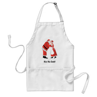 Kiss the Cook! Santa Claus Apron