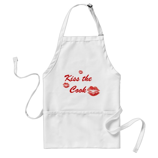 Kiss the Cook! Standard Apron (Front)