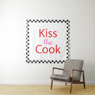 Kiss The Cook Tapestry