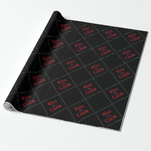Kiss The Cook Wrapping Paper