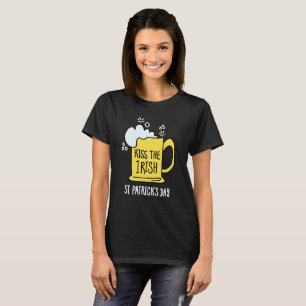 Kiss the Irish Beer St. Patrick’s Day Black shirt