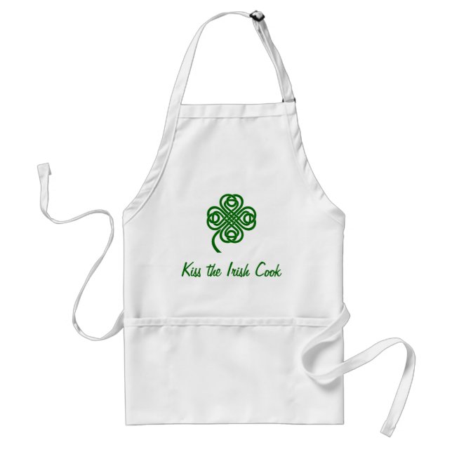 Kiss the Irish Cook Standard Apron (Front)