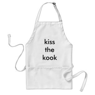 kiss the kook standard apron