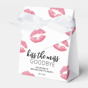 Kiss The Miss Goodbye Bachelorette Party Favour Box
