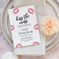 Kiss The Miss Goodbye Bachelorette Party