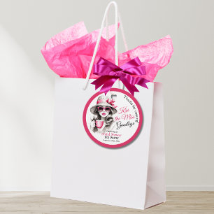 Kiss The Miss Goodbye Bridal Shower Tea Party Favour Tags