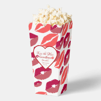 Kiss the misss goodbye valentine bridal shower favour box