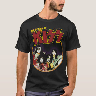 KISS The Return of KISS 1979 Iron On Look Classic  T-Shirt